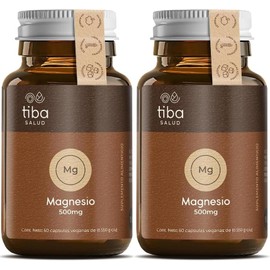 Tiba SALUD Óxido de Magnesio | Apoyo al Tránsito Intestinal, Digestión y Confort | 120 Cápsulas Veganas