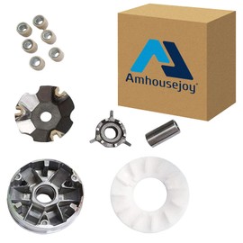 Amhousejoy Variator Kit Front Clutch Drive Wheel with Roller Weights Fit for GY6 49cc 50cc Chinese Scooter Moped 139QMB 139QMA Engines