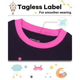 DAUGHTER QUEEN Girls Pajamas 18-24 Months Unicorn PJs 100% Cotton Long Sleeve Pj Sets Baby Toddler Sleepwear Unicorn Jammies sleeping Clothes 18m/Mo, 24m/Mth