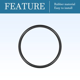QUARKZMAN Pack of 10 Nitrile Rubber Rings Sealing Connector 70 mm x 62 mm x 4 mm for Tap Plumber Repair Seal Connection, Black