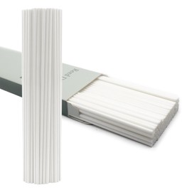 Posinda 100PCS Reed Diffuser Sticks, 8 Inch Rattan Fiber Sticks Essential Oil Aroma Diffuser Sticks,Long-Lasting Diffuser Replacement Sticks (White)