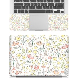 NXZGO 12 12.1 13 13.3 14 15.4 15.6 Inch Laptop Skin Decal, Laptop Skins Stickers Decals for Notebook PC, Universal Reusable Vinyl Laptop Cover Sticker, Waterproof Art Protector I Nice Yellow Flowers