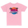 Vacation Destin Florida Toddler Kids T-Shirt 3T Light Pink