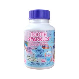 Jack N' Jill Tooth Sparkles (Tooth Cleaning Calcium Chews) Chewable Strawberry 60 Tablets