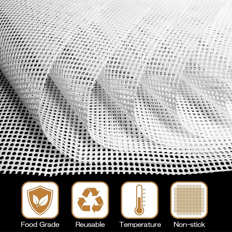 (6 Pack) Silicone Dehydrator Sheets, Non Stick Dehydrator Mats for