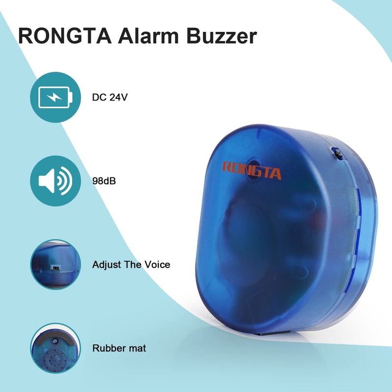 RONGTA Printer Alarm Buzzer, DC 24V External Ticket Beep Speaker