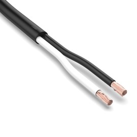 AUPROTEC KFZ Kabel 2x0,5 mm² 5m rund FLRYY I Rundkabel Fahrzeugkabel/Fahrzeugleitung Verschiedene Anwendungen I 2 poliges Kabel für Anhänger geeignet