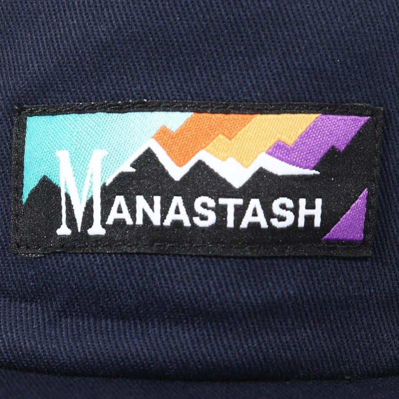 Manastash 792-3974007 Men's Rainbow Logo Cap, 120 navy