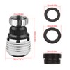 VIPMOON Kitchen Faucet Aerators, 2 Pack 360 Swivel Kitchen Sink