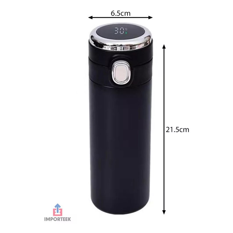 Importeek 5pz Termo Digital Lector Temperatura Acero Hermetico 350ml