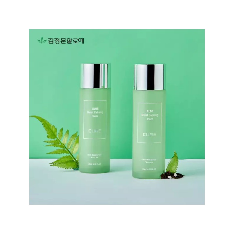 Kim Jeong-mun Aloe [10%] 김정문알로에 큐어 모이스트 카밍 토너 130ml
