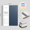EMSHOI A4 Notebook Lined 300 Perforated Pages/150 Tear Sheets, Wirebound
