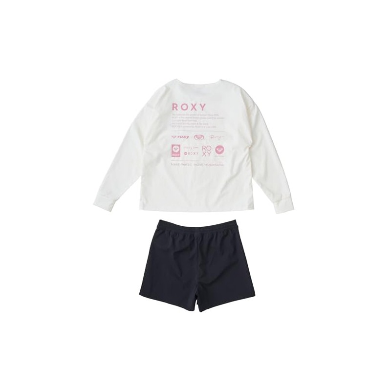 Roxy Rash Guard Set MINI HEAR THE WAVES Girls, white,