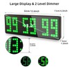 AnExer 13.2'' Gym Timer, Gym Clock, Large LED Digital Wall