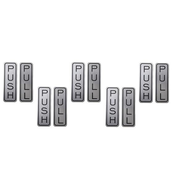 Coolest Brushed 304 Grade Stainless Steel Premium Push/Pull Set Door