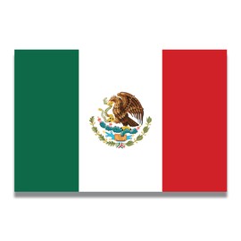Magnet Me Up Mexican Mexico Flag Car Magnet Decal, 4x6 Inches, Heavy Duty Automotive Magnet for Car, Truck SUV