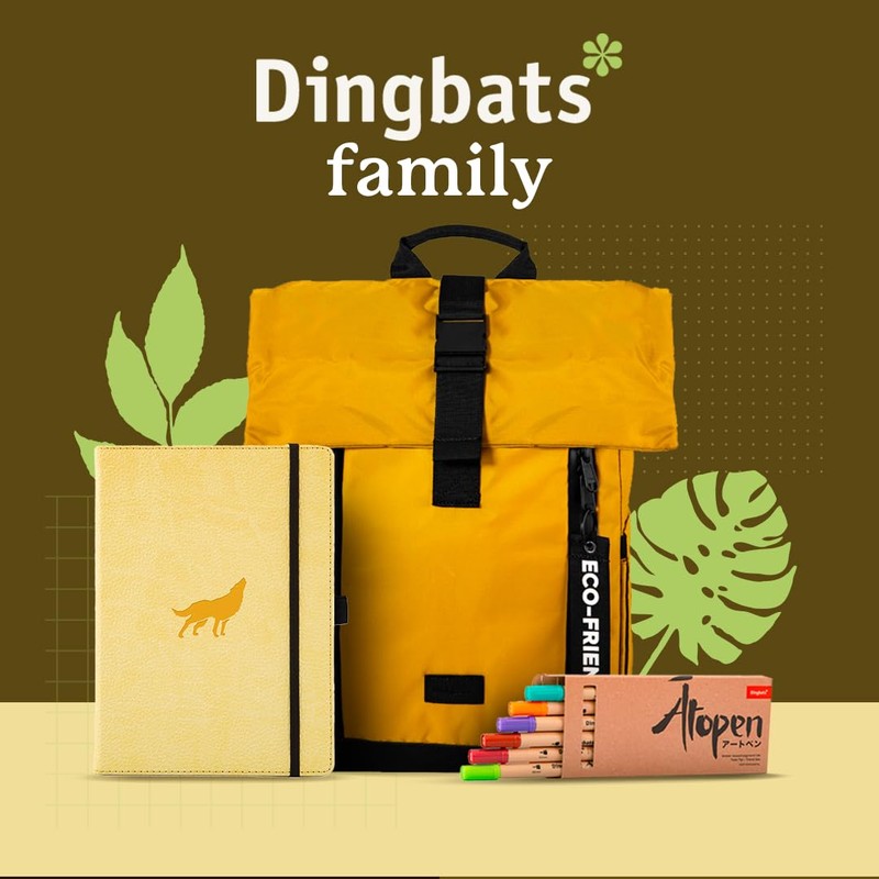 Dingbats* - Animal World Notebook A5 Lined - Hardcover Made