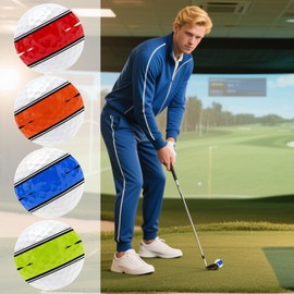 Golf Balls | 12 Training Balls | Sports Accessories with 360 Degree Orbital Putter Aiming System, Training Aid for Outdoor Indoor