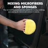 Lyxheth 10PCS Microfiber Wax Applicator Pads, Polishing Pad, 5Inch Buffing