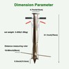PreAsion Seedling Transplanting Bulb Planter Tool Long Handle, Vegetable Young