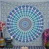 FURNISHFUL FINESSE Peacock Mandala Tapestry for Bedroom Living Room Décor,