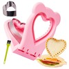 LEPCY Uncrustables Sandwich Maker Sealer Cutter, Crustless Sandwich Cutter, PB&J