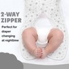 JULYFIRE 2 Pack Transition Swaddle with 2 Way Zipper, 2