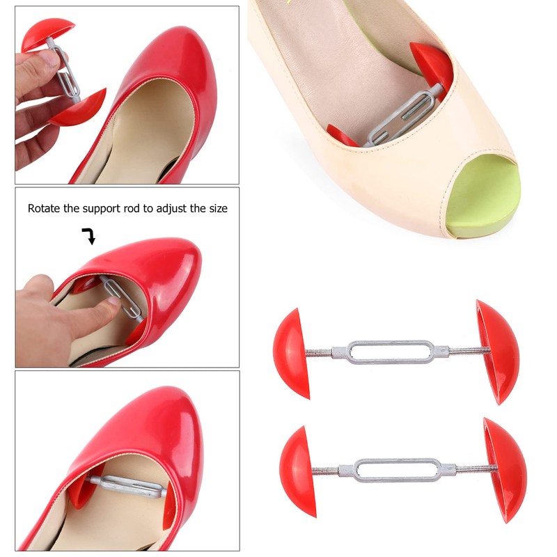 2Pcs Shoe Stretchers for Women, Adjustable Shoe Width Extender Shaper