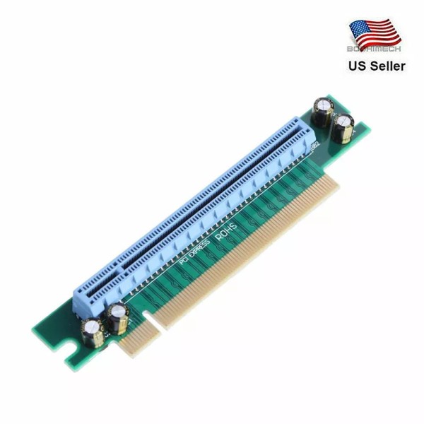 Unbranded PCI-E Express 16X 90 Degree Adapter Riser Card for
