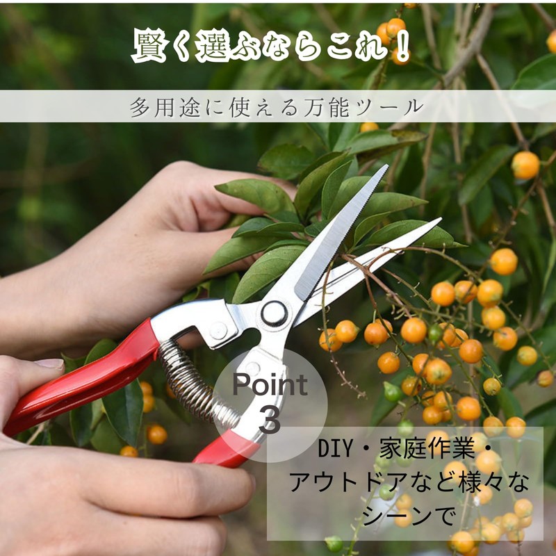 All Trust Pruning Shears, Pruning Scissors, Gardening Scissors, Strong