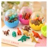 10 Pcs Dinosaur Erasers with Eggs, Mini Cute Dino Erasers