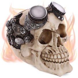 mtb more energy Steampunk Paulie Skull Figurine Decoration