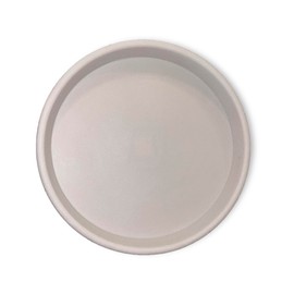 Crescent Garden Universal Round Planter Saucer, Durable Drainage Dish for Plant Pots, Heavy-Duty Plant Dishes Saucer, Indoor & Outdoor Plant Trays - Parchment (23 inch Inner, 25 inch Outer Diameter)