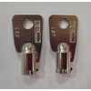 2 Keys Sentry Safe Key Code Cut 2039 Tubular Round