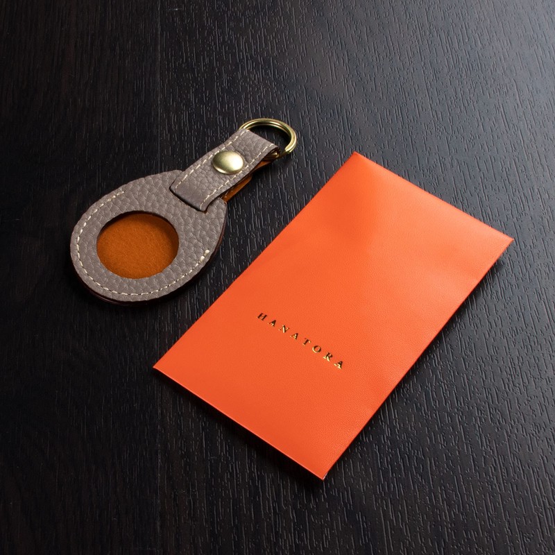 [HANATORA] Premium Leather Air Tag Case AirTag 2nd 1st Generation