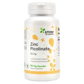 LuckyVitamin - Zinc Picolinate 50 mg. - 120 Veg Capsules