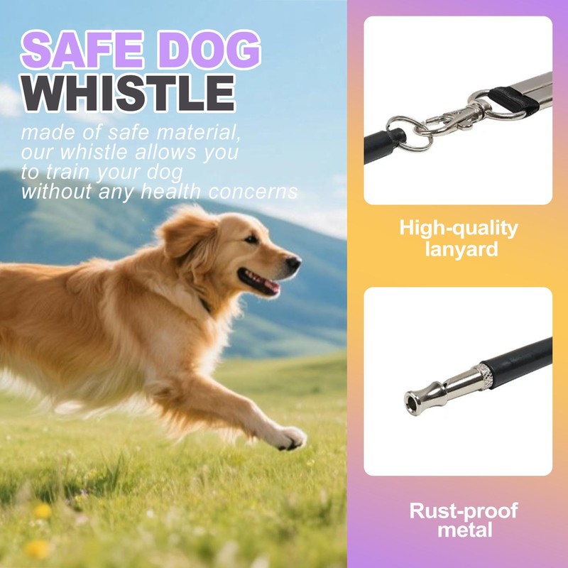 ZeriLion 2 Pack Dog Whistle for Barking Control & Recall