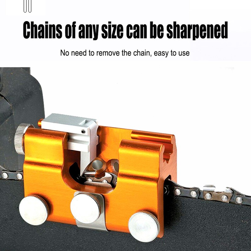 Chainsaw Sharpener Tool Kit Hand Crank Portable Chain Saw Sharpening
