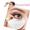 100pcs Disposable Eyeshadow Guards Eye Shields for Makeup Application, Hands-Free