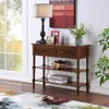 Convenience Concepts Country Oxford 2-Drawer Console Table, Espresso