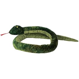 WISHPETS 59" Emerald Snake Stuffed Plush Toy, Green