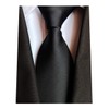 Mendence Necktie, Solid, Silk, Washable, Solid, Business, Wedding, Formal, 6