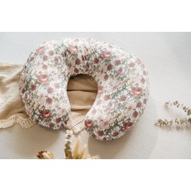 Little Jump Little Jump Nursing Pillow Cover Slipcover for Breastfeeding Pillows, Soft and Comfortable Safely Fits On Standard Infant Nursing Pillows (2 Pack Vintage Floral)
