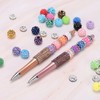 PATIKIL Diamond Beadable Pens, 6 Pcs Plastic Black Ink Bead