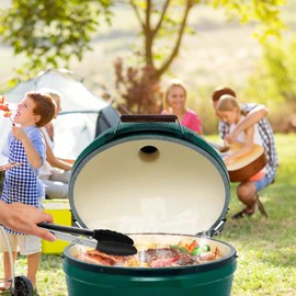 zmxlqzj BGE Wooden Grill Handle Replacement Kit with Screws for Large/XL/XXL 9'' Models - Compatible with Big Green Egg BBQ