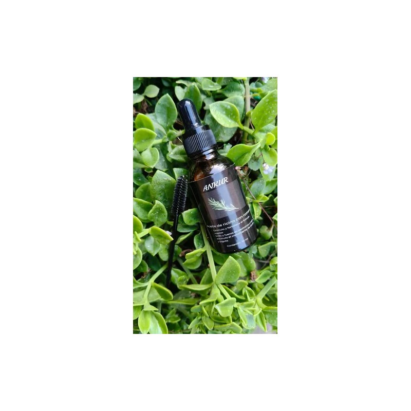 Aceite De Ricino Con Romero Ankur 30ml Para Pestañas Y