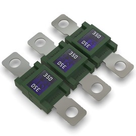 Auprotec Mega High Current Fuse Screw Fuse 80A - 500A, 350A Ampere Green