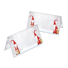 Ideenstadl 25 Place Cards/Gift Tags Christmas Gnome 2522