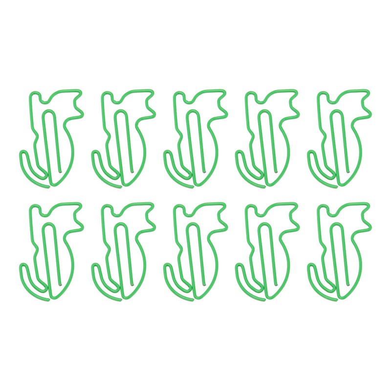 100 Pcs Cute Paper Clips Animal Shaped Fun Bookmark Document