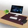 SIIG Artificial Leather Smooth Desk Mat Blotter Protecter - 36"